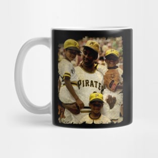 Roberto Clemente and His Son in Pittsburgh Pirates Mug